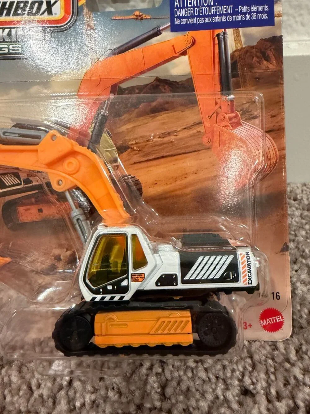Matchbox Working Rigs MBX Excavator 14/16 JCY27